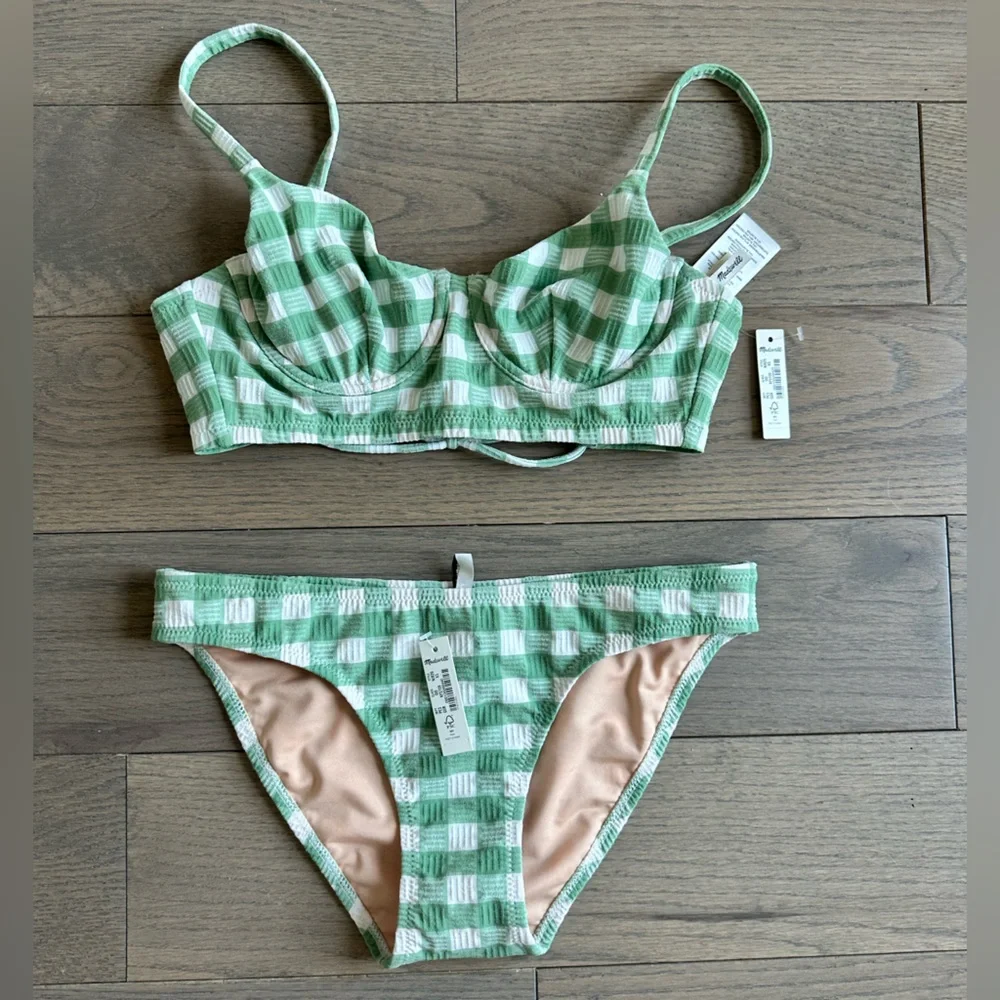✨ NWT ✨ Madewell Classic Contrast Bikini Set - Picture 6 of 8